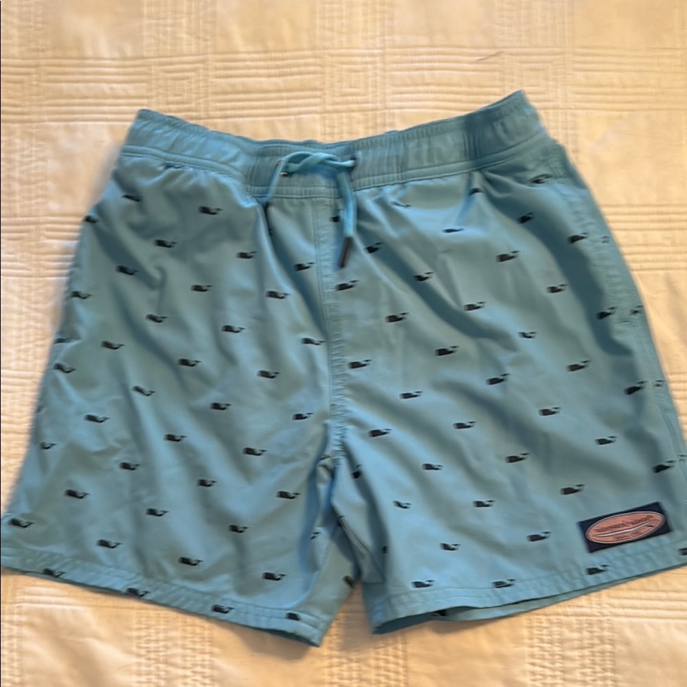 Vineyard Vines Light Blue Kids Swim Trunks